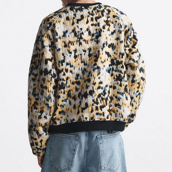 Zara X Rhuigi Limited Release Animal Print Pullover S/M - Picture 2 of 8
